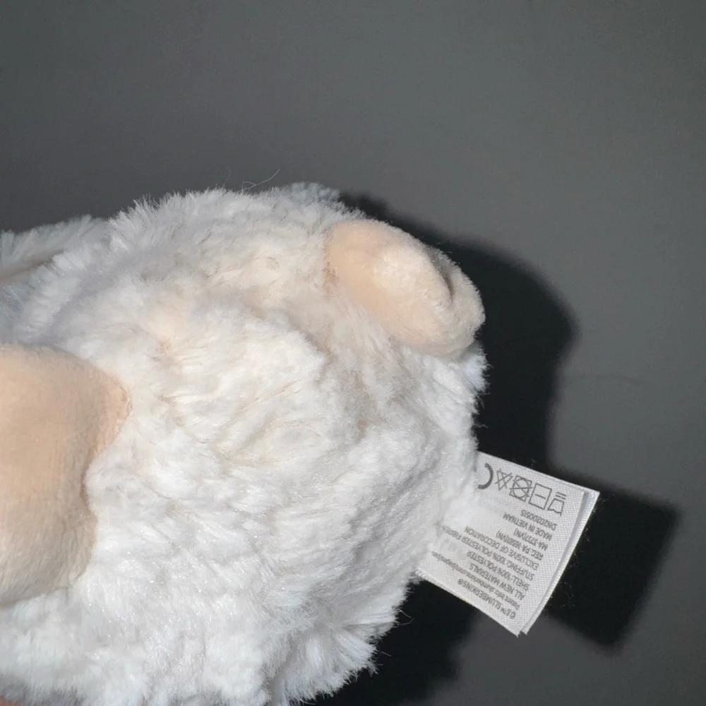 Slumberkins Sleeping Mini Cream White Tan Owl Stuffed Animal Plush Soft Toy 6” - Picture 3 of 4